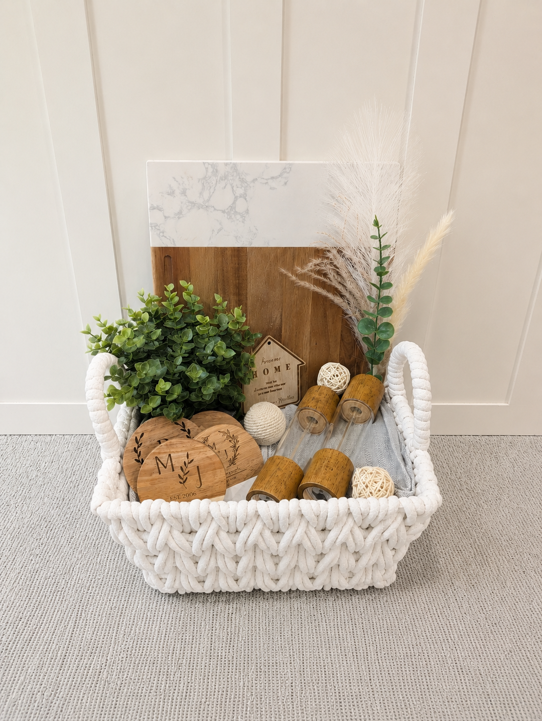 The Mini Luxury Marble Entertaining Gift Basket