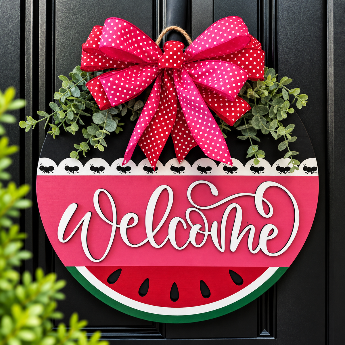 Watermelon Welcome Door Hanger