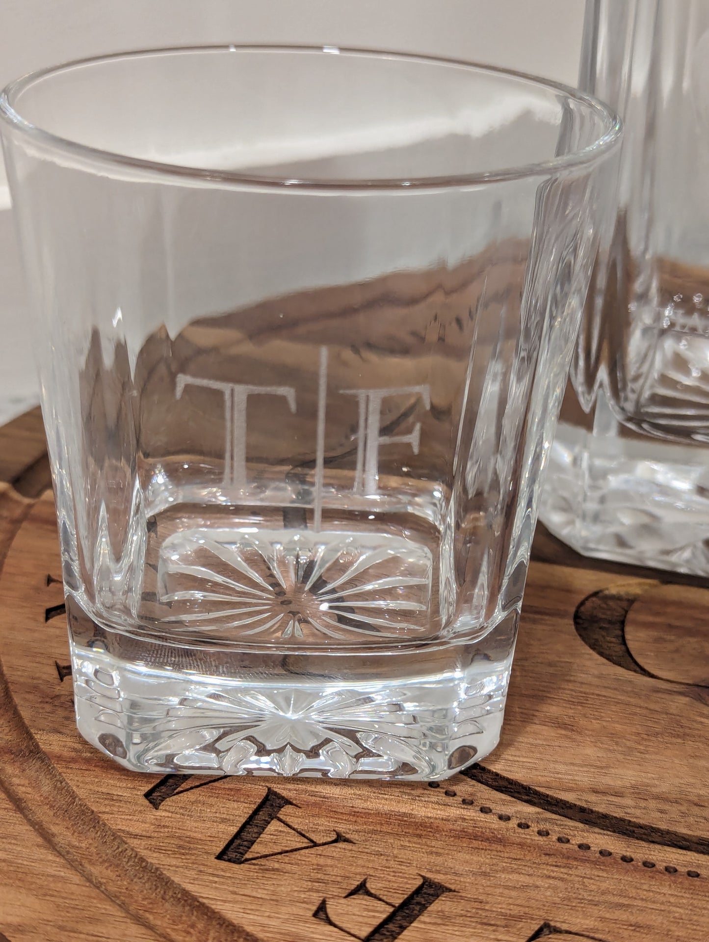 Engraved Whiskey Glass