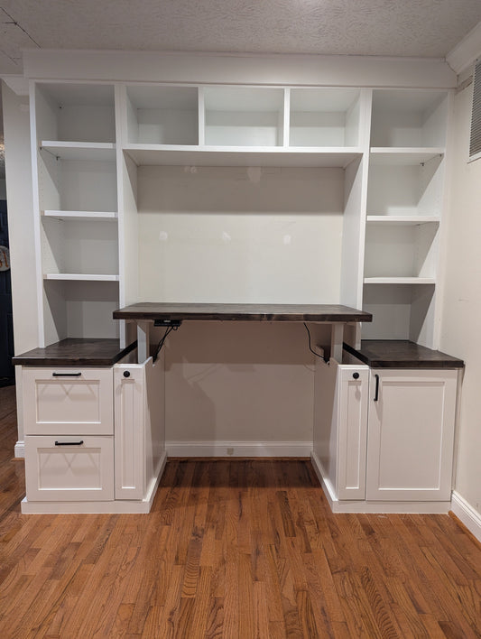 Custom Sit to Stand Home Office in Odenton, MD
