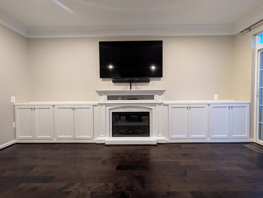 Fireplace Media Cabinetry
