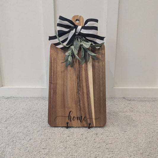 Large Wooden Handle Engraved Board image 0