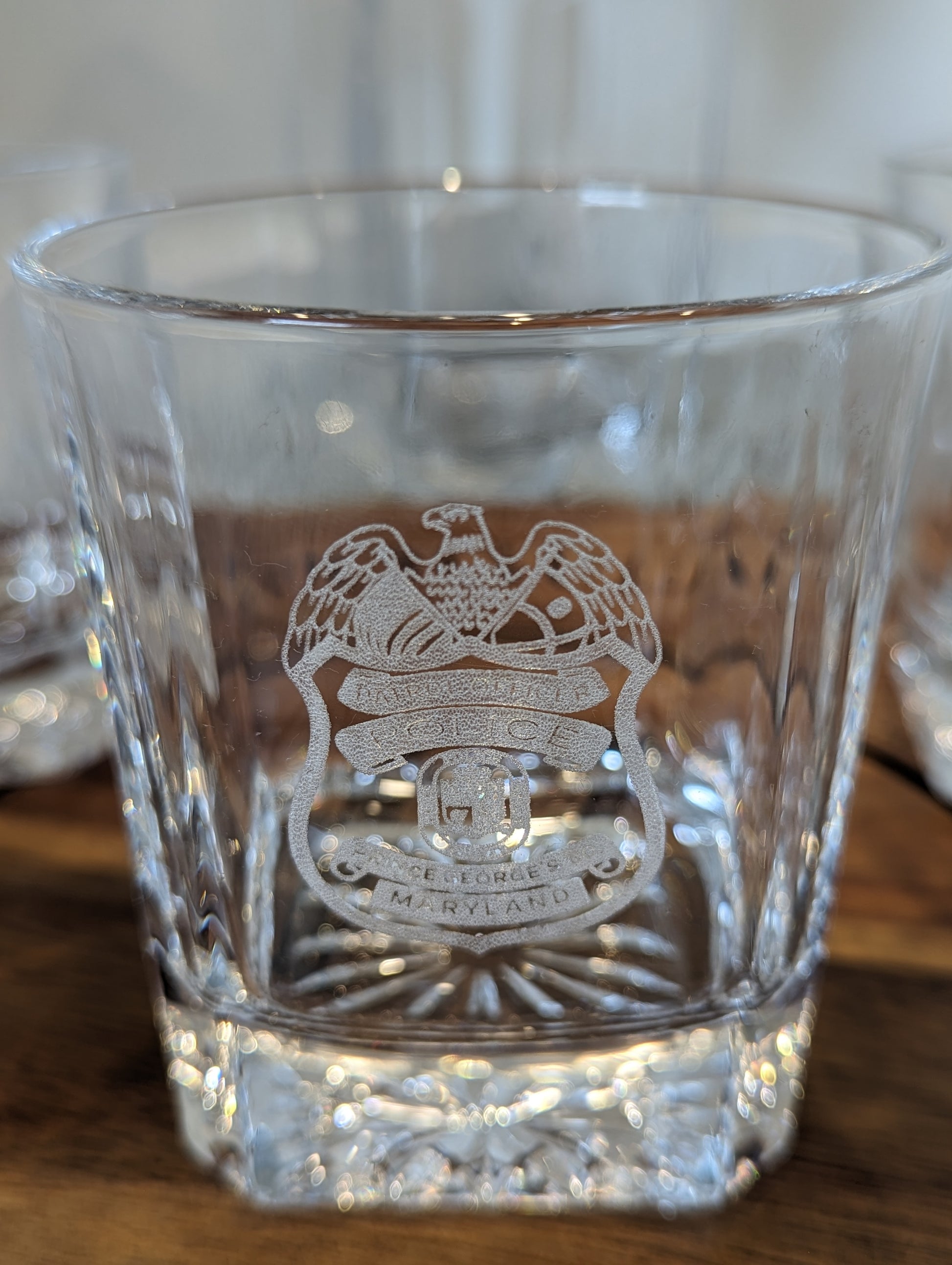 Engraved Whiskey Glass image 0