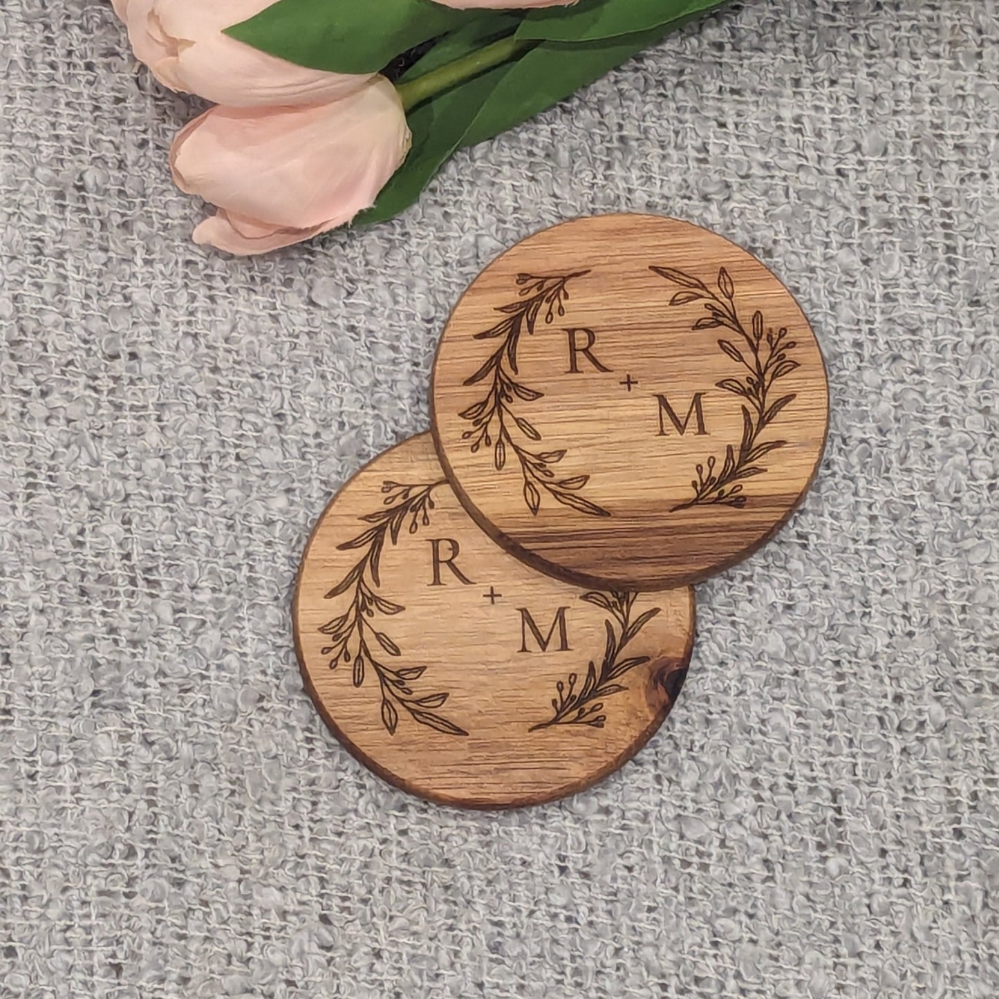 Personalized Wooden Coasters image 2