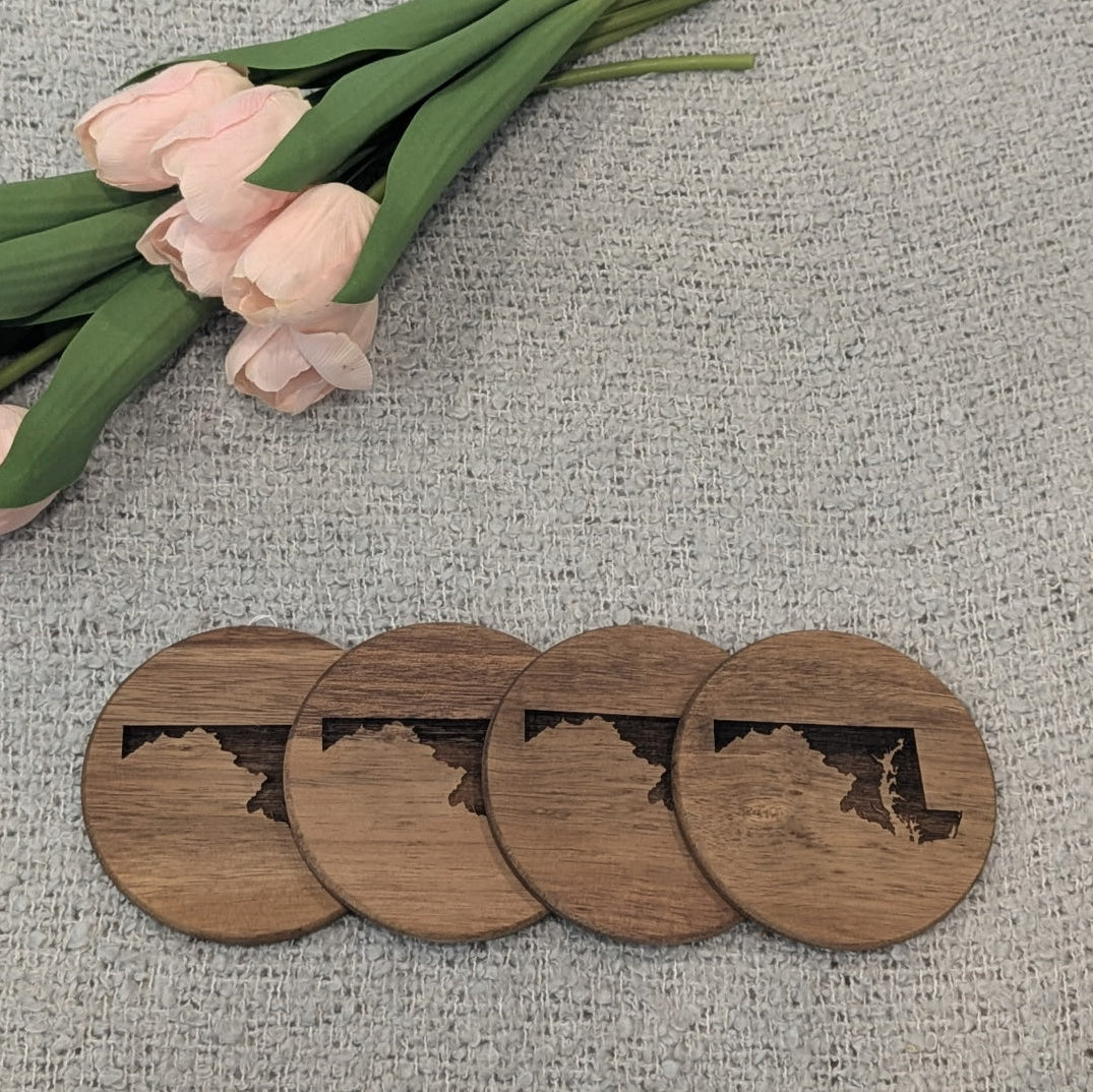 Personalized Wooden Coasters image 3