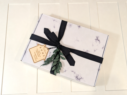 11 Piece Marble and Acacia Charcuterie Gift Set