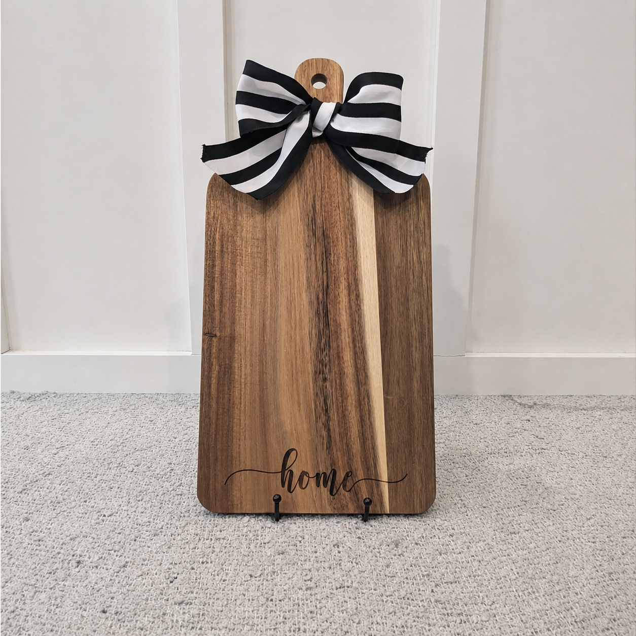 Large Wooden Handle Engraved Board