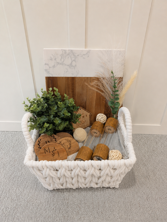 The Mini Luxury Marble Entertaining Gift Basket