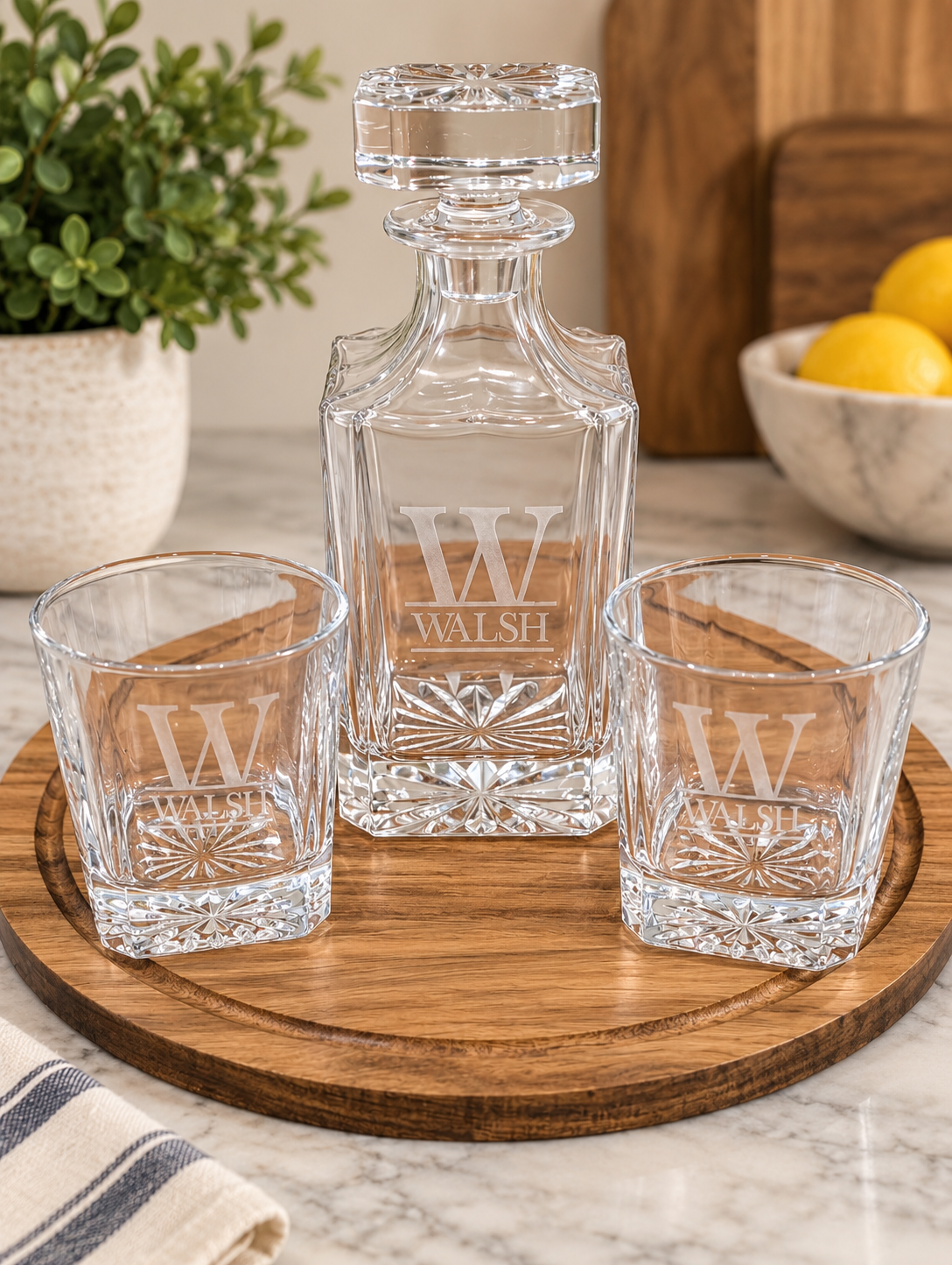 Maryland Themed Decanter Set