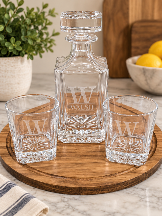 Maryland Themed Decanter Set