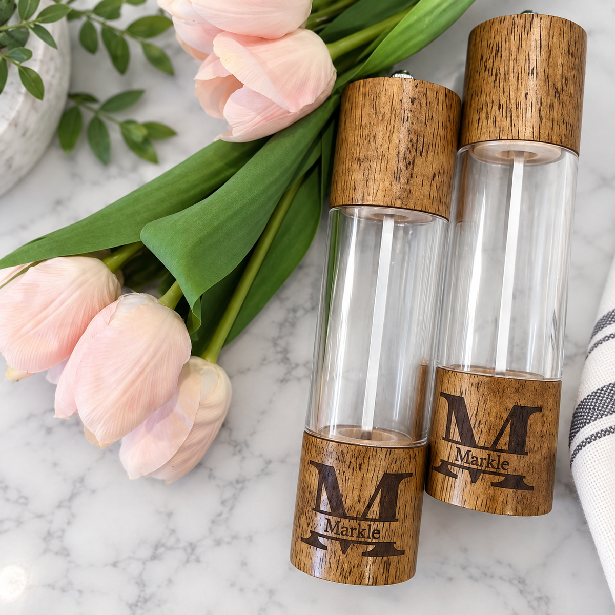 Personalized Salt & Pepper Shakers