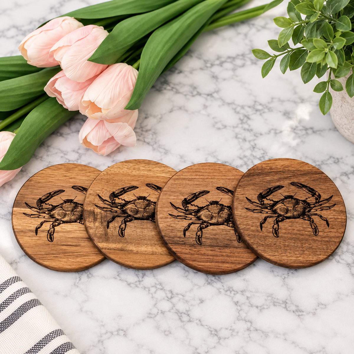 Personalized Wooden Coasters