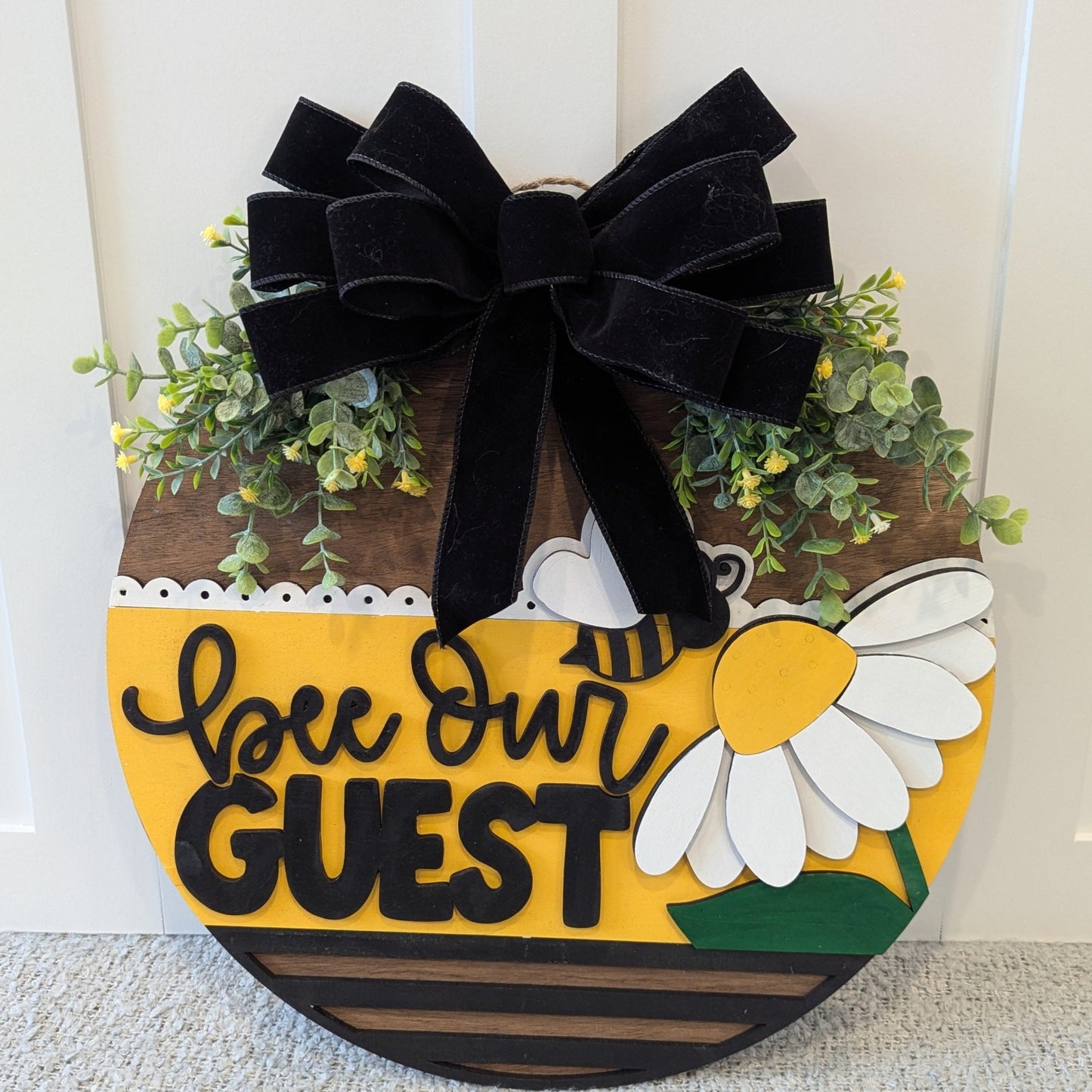 Bee Our Guest Door Hanger