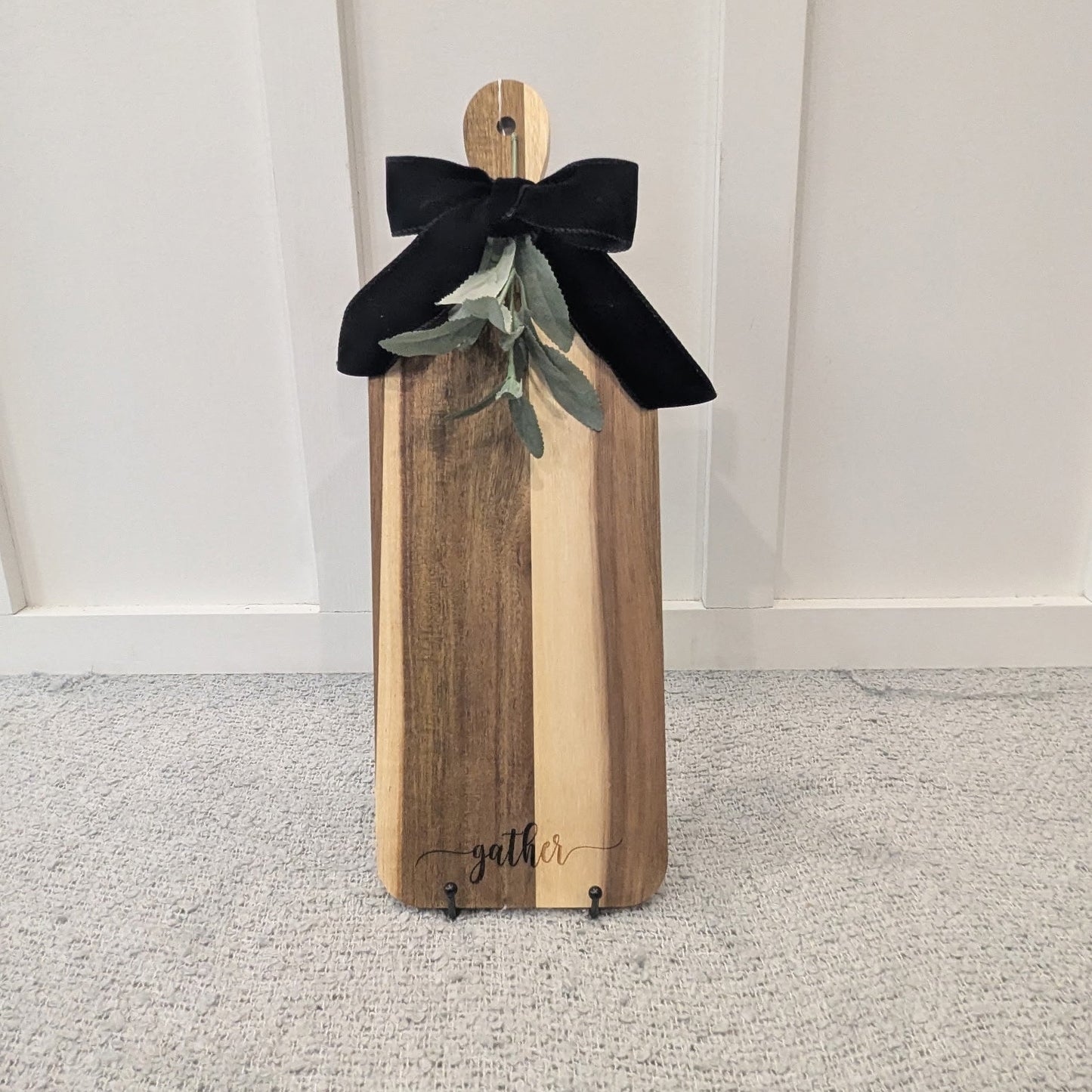 Small Wooden Handled Board image 0