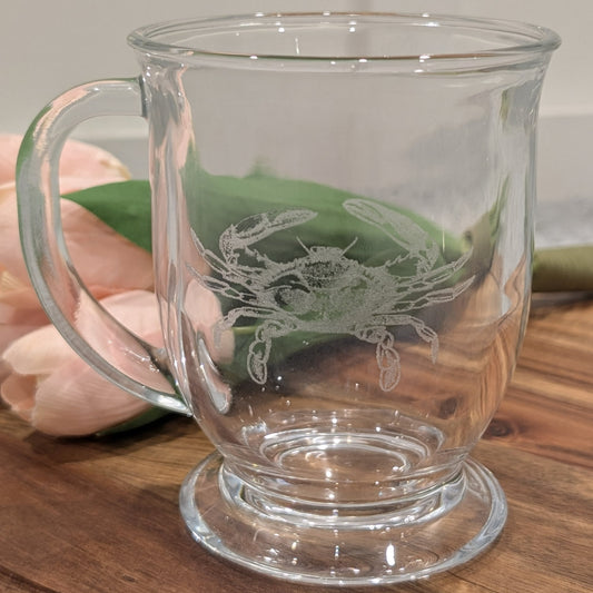 Personalized Glass Coffee Mug image 0